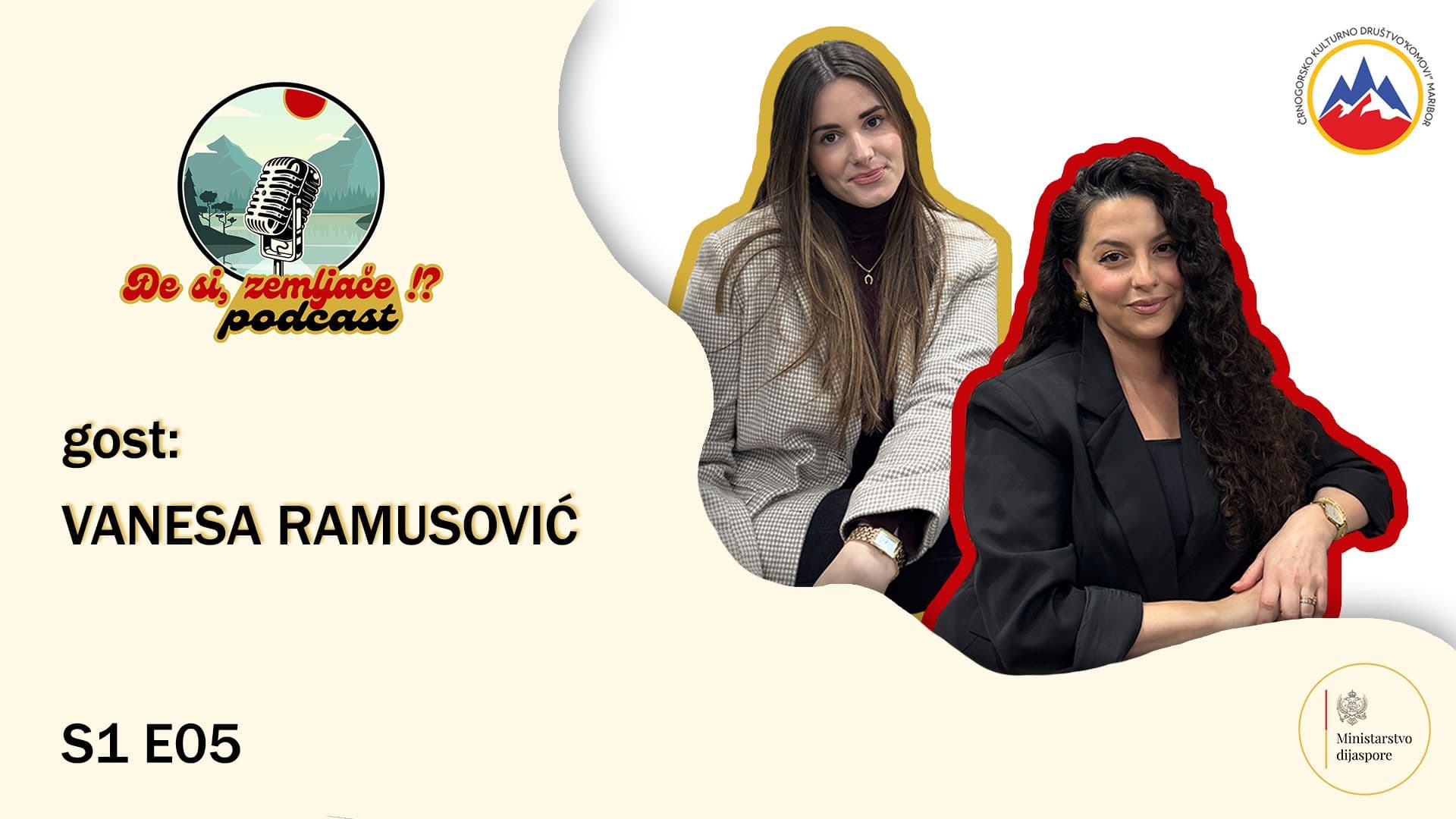 Podcast "Đe si, zemljače!?" - S1E05 - Gost: Vanesa Ramusović