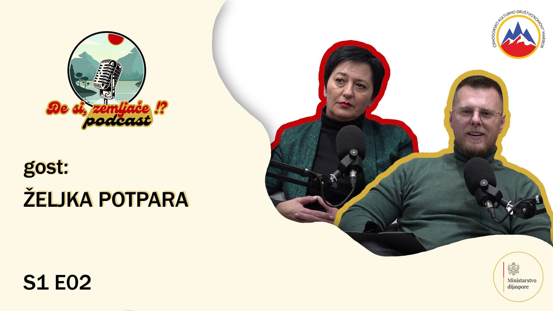 Podcast "Đe si, zemljače!?" - S1E02 - Gost: Željka Potpara